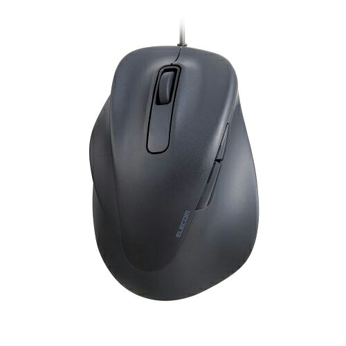 エレコム 静音 有線マウス “EX-G”5ボタン Lサイズ(左手用) M-XGL31UBSKBK 関連（周辺機器 アクセサリー スマートフォン  PC  カード  USB  ハブ  コンバータ スマホ リーダー スキャナー）