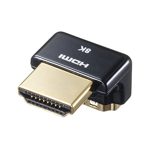マイコン スマホ 経口避妊薬 パソコン 境界線の外側計器 HDMI計器うしろ側の有線テレビ架線をスッキリさせる HDMI L型一角下方へアダプター 8K相応う  HDMI端子(メスコネクタ)を上向きにするアダプターテレビ受像機や映写機-などの