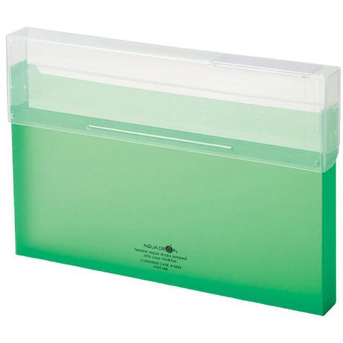 人気 おすすめ 定番 冬 新生活 ギフト 寒さ 対策 プレゼント 【5個セット】 LIHIT LAB. AQUA DROPs コングレスケース A4 黄緑 A-5024-6-YGX5 関連（おすすめ 送料無料 グッズ 商品 用品 人気 簡単 快適 ユニーク おもしろ） ひな祭り 一周忌 お中元