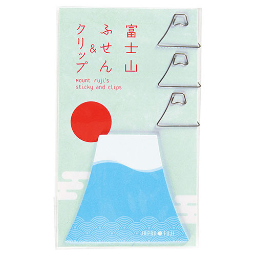おすすめ 寒さ 対策 プレゼント 人気 贈り物 冬 ギフト 定番 手土産 卒業 入学 引越 【30個セット】 富士山ふせん\u0026クリップ 22452110X30 ジャンル（文房具 日用品雑貨 手芸 手帳 事務用品）