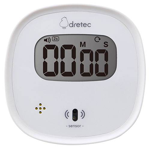 人気 おすすめ 定番 冬 新生活 ギフト 寒さ 対策 プレゼント dretec ドリテック 触れずにタイマー ホワイト T-600WT ジャンル（キッチン用品 食器 調理器具 調理器具 製菓器具 計量 タイマー 温度計 キッチンタイマー）