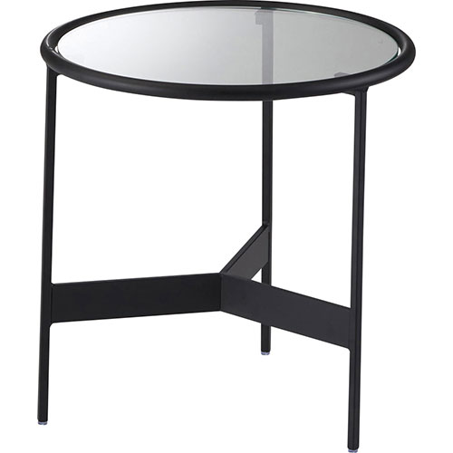 おすすめ 寒さ 対策 プレゼント 人気 贈り物 冬 ギフト 定番 手土産 卒業 入学 引越 東谷 ラウンドガラステーブルS ブラック HIT-240 関連（ 家具 種類 スツール ライト オフィス デスク リビング 玄関 クッション シェルフ キャビネット ）