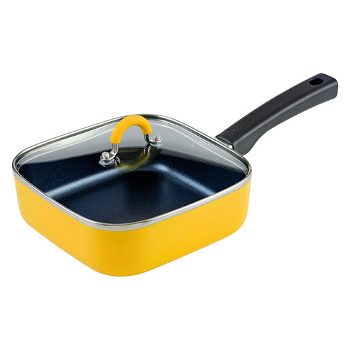 おすすめ 寒さ 対策 プレゼント 人気 贈り物 冬 ギフト 定番 手土産 卒業 入学 引越 ToMay IH対応スクエアパン18cm イエロー 22402305 ジャンル（鍋 調理器具 食器 キッチン用品 フライパン）｜創造生活館 9,240円