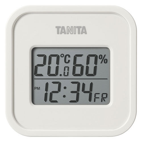 タニタ デジタル温湿度計(小型) アイボリー 22422209 ジャンル（花 ガーデン DIY DIY 工具 計測工具 温度計 湿度計 温湿度計）