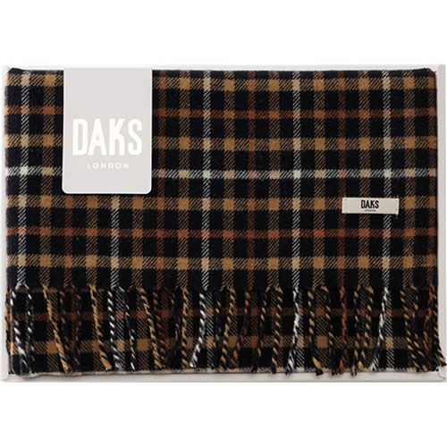 人気 にんき 冬ギフト 新生活 おすすめ 定番 話題 歳暮 寒さ 対策 プレゼント DAKS ウールひざ掛け ブラック B9150114|創造生活館
