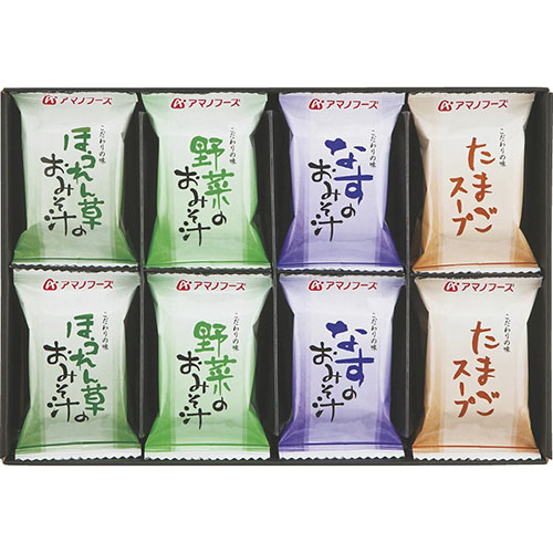 おすすめ 寒さ 対策 プレゼント 人気 贈り物 冬 ギフト 定番 手土産 卒業 入学 引越 【3セット】 アマノフーズ 味わいづくしギフト B9063029X3 ジャンル(惣菜 和風惣菜 食品 お吸い物)|創造生活館