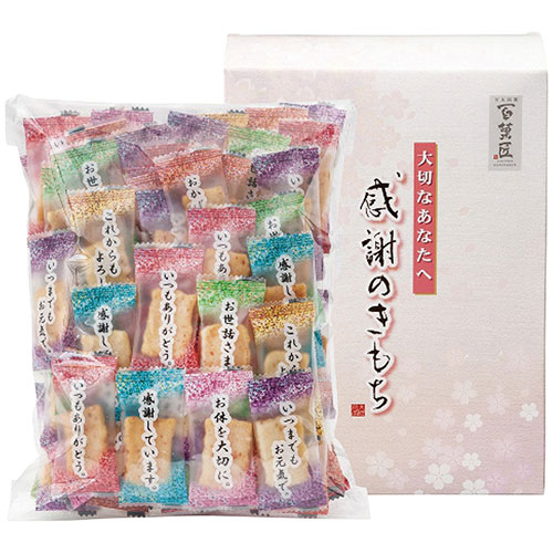 人気 おすすめ 定番 冬 新生活 ギフト 寒さ 対策 プレゼント 【5セット】 百菓匠まえだ 米菓詰合せ 感謝のきもち 2211-085X5 関連（食品）｜創造生活館 7,800円