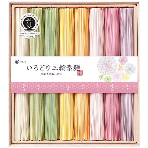 人気 おすすめ 定番 冬 新生活 ギフト 寒さ 対策 プレゼント 【3個セット】 池利 いろどり三輪素麺 2252-017X3 | そば うどん ラーメン 麺 関連単語 お土産 中元 新生活 プレゼント 誕生日 母の日 父の日 麺類 蕎麦 茶 粉 乾麺 つゆ ツユ 冷凍 鉢 どんぶり