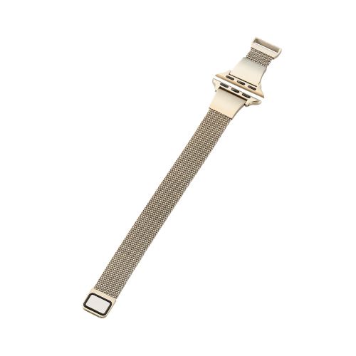 スマホ パソコン タブレット PC アクセサリー Apple Watch用 ミラネーゼバンド スリムタイプ(41/40/38mm) &me シャンパンゴールドもっと 自分だけの「好き」を選びたい そんな想いに応えるアクセサリーで お気に