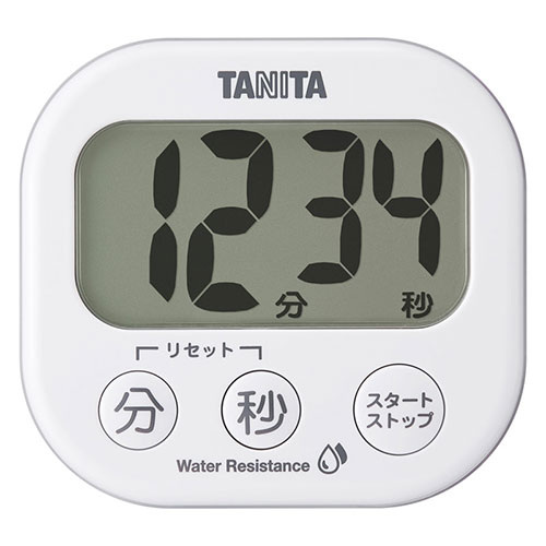 人気 おすすめ 定番 冬 新生活 ギフト 寒さ 対策 プレゼント タニタ 洗える「でか見え」タイマー ホワイト 22404803 ジャンル（キッチン用品 食器 調理器具 調理器具 製菓器具 計量 タイマー 温度計 キッチンタイマー）