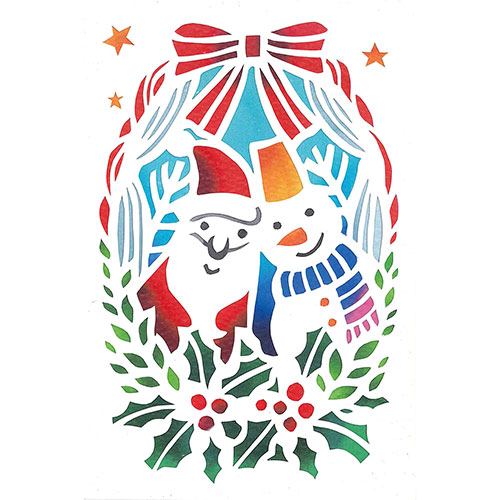 ❄スノーマン＆ワンちゃんサンタ2点おまとめタペストリー❄パッチワークハンドメイド ❄スノーマン＆ワンちゃんサンタ2点おまとめタペストリー❄パッチ