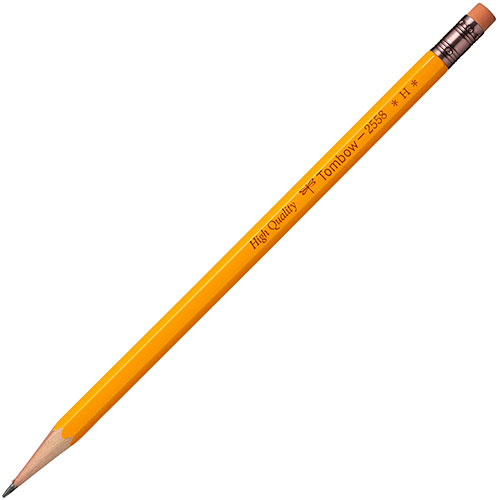 【1ダース(12本)×5セット】 トンボ鉛筆 消しゴム付鉛筆 2558 H Tombow-2558-HX5 ジャンル（日用品雑貨 文房具 手芸 文房具 事務用品 筆記具 鉛筆） 7,446円