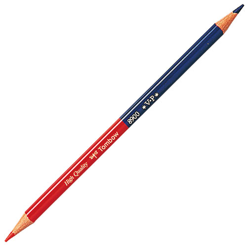 【1ダース(12本)×5セット】 トンボ鉛筆 赤青鉛筆 8900VP(朱藍) Tombow-8900-VPX5 ジャンル（日用品雑貨 文房具 手芸 文房具 事務用品 筆記具 色鉛筆）