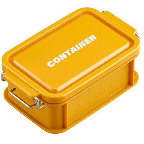 オーエスケー コンテナ ランチボックス YELLOW 450ml CNT-450-YE 関連（日常 生活 暮らし グッズ 商品 アイデア 時短 便利 父の日 母の日 寒さ 対策 結婚 プレゼント）
