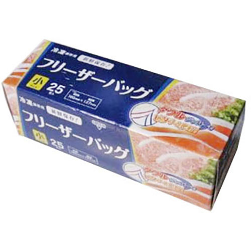 おすすめ 寒さ 対策 プレゼント 人気 贈り物 冬 ギフト 定番 手土産 卒業 入学 引越 【10セット】 ジャパックス Wジッパー フリーザーバッグ 小 25枚入 WF-01X10 ジャンル（調味料入れセット 調理器具 食器 調味料入れ 保存容器 キッチン用品）