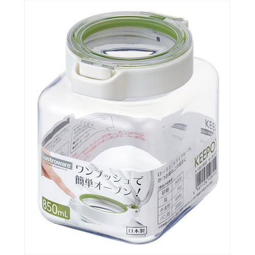 おすすめ 寒さ 対策 プレゼント 人気 贈り物 冬 ギフト 定番 手土産 卒業 入学 引越 【5セット】 岩崎工業 キーポット850 ホワイトグリーン A-1081WGX5 ジャンル（調理器具 キッチン用品 保存容器 食器 調味料入れ）｜創造生活館