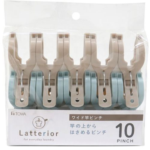 おすすめ 寒さ 対策 プレゼント 人気 贈り物 冬 ギフト 定番 手土産 卒業 入学 引越 【10セット】 東和産業 LTR ワイド竿ピンチ 10P MMT46910X10 ジャンル（手芸 洗濯用品 日用品雑貨 洗濯バサミ 文房具）