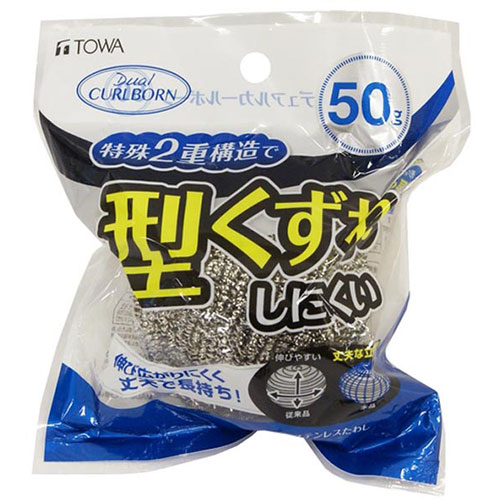 【10仕掛ける】 東和製作 デュアルカールボーン 50g 10470X10 かかわり合い（おすすめ 貨物輸送無料 グッズ 商いもの 属具 一般受け 分かりやすい 好いたらしい 特殊 おもしろ） 日用品雑貨・文房具・手芸-スポンジ・たわし・ブラシ-たわし