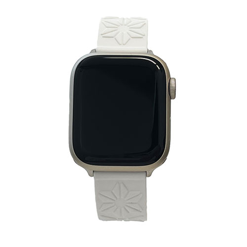 人気 おすすめ 定番 冬 新生活 ギフト 寒さ 対策 プレゼント KAORU KAORU-band Apple Watch Mサイズ ホワイト/檜の香り KBaM001H | Apple 関連単語 アップル watch 10 バンド se 9 充電器 充電 カバー ultra スマートフォン カード スマホ タブレット ギフト