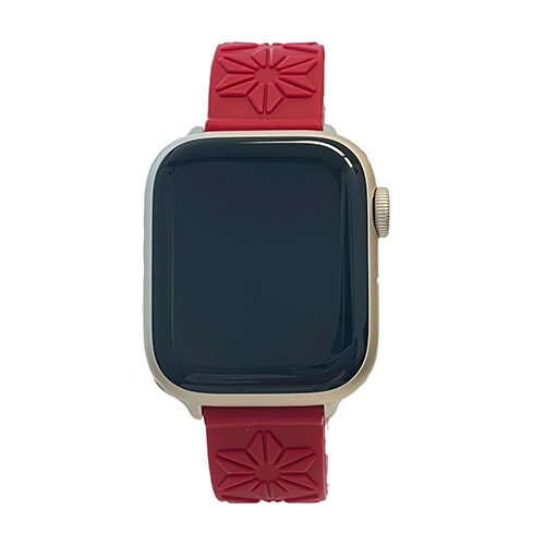 人気 おすすめ 定番 冬 新生活 ギフト 寒さ 対策 プレゼント KAORU KAORU-band Apple Watch Mサイズ レッド/椿の香り KBaM001T | Apple 関連単語 アップル watch 10 バンド se 9 充電器 充電 カバー ultra スマートフォン カード スマホ タブレット ギフト