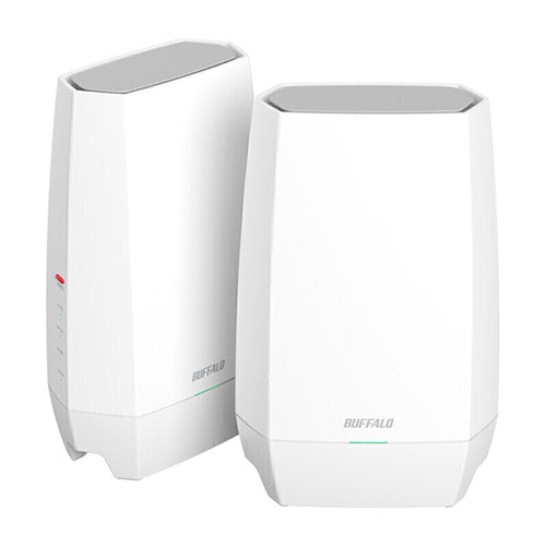 【BUFFALO】メッシュWi-Fi 6Eルーター2台セット 楽天市場】BUFFALO 無線ルーター EasyMeshペアリング済み2台