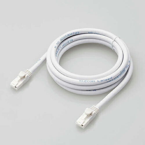 【3書き割り】 エレコム ローカルエリアネットワーク有線テレビ/CAT6A相応う/EU RoHS申し付ける標準尺度/爪折れ押しとどめる/飾り気の無い包み遣りくち/2m/ヨリ線/白いこと LD-GPAT/WH2/RSX3  | 有線テレビ かかわり合い言葉 見せびらかす マイコン ヴィデオディスク アナログ デジタル usb パソコン 境界線の外側備品 DVI  有線テレビ HDMI VGA 界面