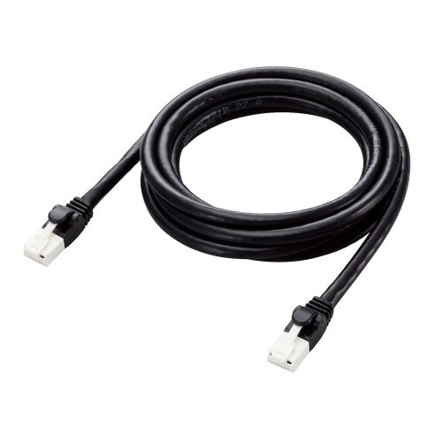 【3書き割り】 エレコム ローカルエリアネットワーク有線テレビ CAT6A 2m 高速道路 10Gbps 引っ切りない 爪折れ押しとどめる 黒いこと LD-GPAT/BK2/RSX3  | 有線テレビ かかわり合い言葉 見せびらかす マイコン ヴィデオディスク アナログ デジタル usb パソコン 境界線の外側備品 付属物 移らす 交通信号 DVI  有線テレビ HDMI VGA 界面