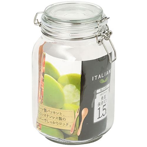 【5セット】 パール金属 イタリアーナ 角型保存ビン1.5L MMT10128X5 調理 料理 キッチン | 関連単語 便利 時短 鍋 揚げ物 天ぷら 唐揚げ ケーキ クッキー 抜き型 製菓 焼き型 お菓子 焼型 トング ヘラ 茶こし スライサー カップ ナイフ 網 こし 串蒸し 器 ネット