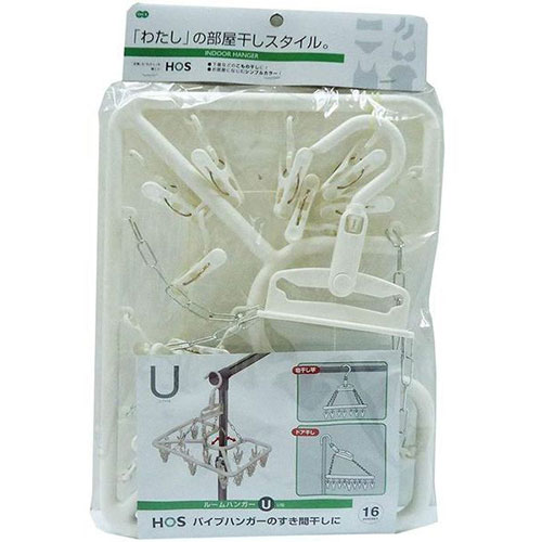 おすすめ 寒さ 対策 プレゼント 人気 贈り物 冬 ギフト 定番 手土産 卒業 入学 引越 【5セット】 オーエ HOS ルームハンガーU 16P 88280X5 掃除 洗濯 クリーニング ランドリー 浴室 キッチン | 関連単語 洗濯機 スプレー ワイパー クロス 洗剤 かご ラック|創造生活館