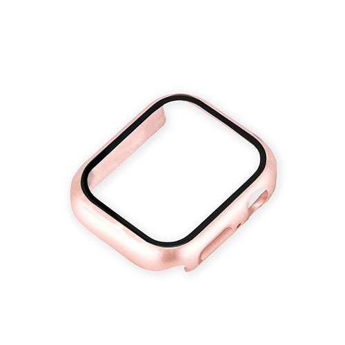 ナカバヤシ Apple Watch 41mm ガラス+ケース ピンクゴールド SMWC-AW411PG | Apple iPhone iPad スマホ 関連単語 アップル バンド カード カバー se フィルム 周辺機器 アクセサリー 携帯 ショルダー 手帳型 リング ストラップ スタンド 三脚 車 ホルダー