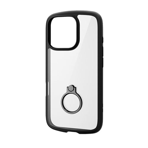 エレコム iPhone 16 Pro ハイブリッドケース TOUGH SLIM LITE フレームカラー リング付き ブラック PM-A24CTSLFCRBK | Apple iPhone iPad スマホ 関連単語 カバー se ウオッチ 16 アイフォン 15 ケース 14 フィルム 携帯 プロ 電話 周辺機器 アクセサリー