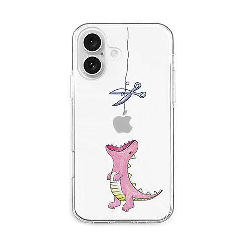 AKAN エイカン ソフトクリアケース for iPhone 16 はらぺこザウルス ピンク AK26995i16 PC パソコン スマホ タブレット | 関連単語 iPhone パーツ iPad 周辺機器 メモリ Android ドライブ USB ストレージ フラッシュメモリー コンパクト モニター アーム 液晶 保護