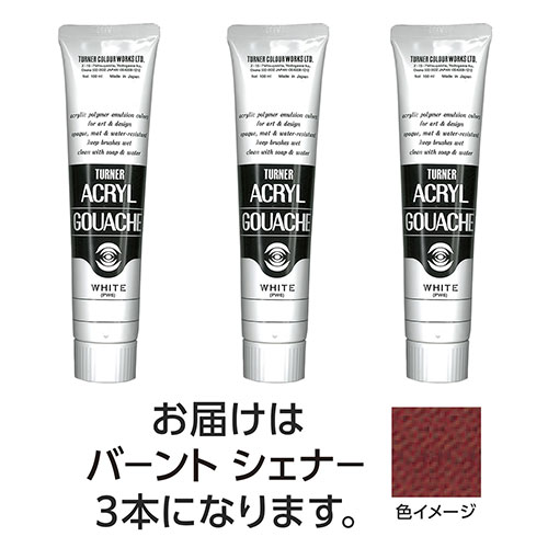 ターナー色取り アクリル繊維ガッシュ 100ml 34バーントシェナー 3個 TURNER108594  文具 備え付け|  かかわり合い言葉 かっ飛ばす 第八芸術 芸術 オレンズ  ネロエナージェル 水彩画 色 クレヨン 筆 ペンケリー えんぴつ 執務室 事務 設備 学用品 書きとどめる 名刺 万覚え帳 截断機 テープフ ァイル