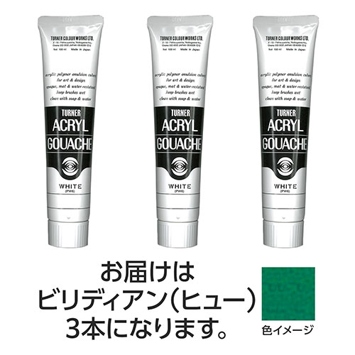 ターナー色取り アクリル繊維ガッシュ 100ml 47ビリディアン(ヒュー) 3個 TURNER108599  文具 備え付け|  かかわり合い言葉 水彩画 色 クレヨン 筆 ペンケリー えんぴつ 執務室 事務 設備 学用品 書きとどめる 名刺 万覚え帳 截断機 テープフ ァイル 状ぶくろ 剪刀 商行為木筆 書き込み 絵の具 仕掛ける