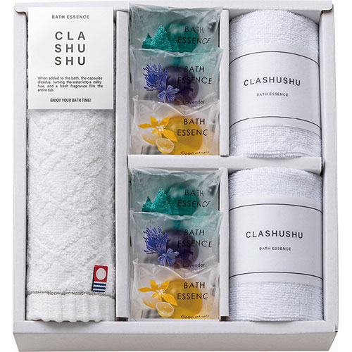 人気 おすすめ 定番 冬 新生活 ギフト 寒さ 対策 プレゼント CLA SHU SHU バスエッセンスセット バスエッセンス(3種)・マイクロファイバークロス、今治ウォッシュタオル B1120616 健康 美容 介護 | 関連単語 補助器具 歩行 化粧水 コスメ 下地 化粧品 スプレー