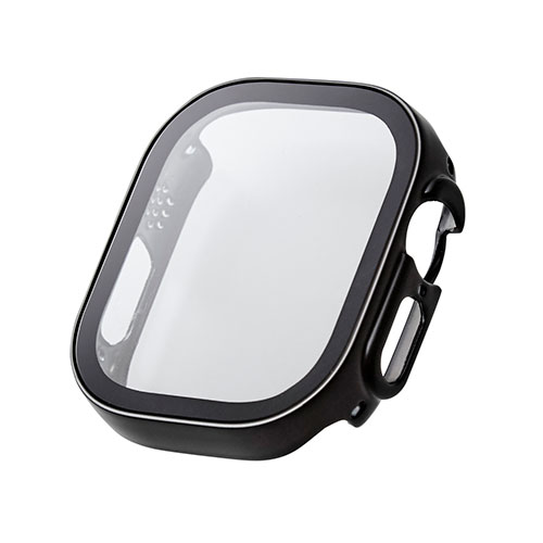 エレコム Apple Watch Ultra 2、Ultra (49mm) フルカバーケース プレミアムガラス 高透明 防水 ブラック AW-23CFCGEBK PC パソコン スマホ タブレット | 関連単語 周辺機器 メモリ Android ドライブ USB ストレージ フラッシュメモリー コンパクト モニター アーム