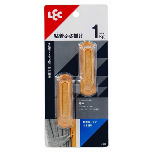 【10セット】 レック 粘着カーテンふさ掛け 木目 MMT53971X10 掃除 洗濯 クリーニング ランドリー 浴室 キッチン | 関連単語 洗濯ばさみ ハンガー 叩き 石鹸 ふとん 部屋 干し 桶 石鹸 ケース 洗面 洗濯機 物干し フック 洋服 バケット 清掃 排水 ホース 洗濯機