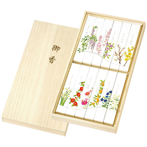 おすすめ 寒さ 対策 プレゼント 人気 贈り物 冬 ギフト 定番 手土産 卒業 入学 引越 カメヤマ 名香月の花 線香12種セット (長さ13.5cm線香 蝋梅・白梅・沈丁花・しだれ桜・藤・梔子・百合・桔梗・金木犀・秋桜・椿・水仙) 4289-094 冠婚 葬祭 | 関連単語