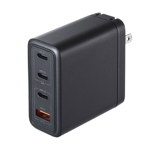 サンワサプライ USB PD相応うAC申し受ける器 PD100W C×3+A×1 黒いこと ACA-PD104BK  パソコン マイコン スマホ 経口避妊薬 | かかわり合い言葉 境界線の外側計器 記憶装置 Android 運転 USB 記憶装置 閃光電球記憶装置 パウダーコンパクト 管する 手 液晶 保護すること 二十日鼠 ssd レコード盤 hdd