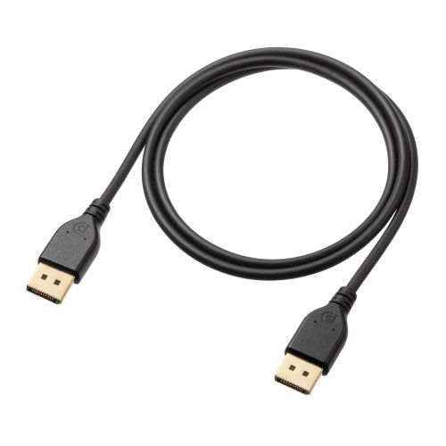 サンワサプライ DisplayPort ver2.1ケーブル1m DP80 ブラック KC-DP8010  PC パソコン スマホ タブレット | 関連単語 周辺機器 メモリ Android ドライブ USB ストレージ フラッシュメモリー コンパクト モニター アーム 液晶 保護 マウス ssd ディスク hdd ルーター