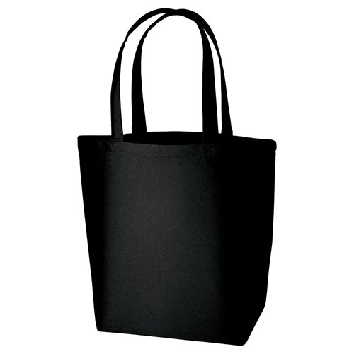 【5セット】 オーガニックコットンキャンバストート Lサイズ 約420×380×130mm ブラック 22558005X5 鞄 かばん | 関連単語 ブランド 韓国 A4収納 小さめ 自立 出張 肩掛け ファスナー付き キャンバス レディース メンズ 通勤 リュック 大容量 軽量 トート
