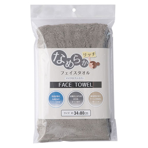 おすすめ 寒さ 対策 プレゼント 人気 贈り物 冬 ギフト 定番 手土産 卒業 入学 引越 【10枚セット】 マイクロファイバーなめらかリッチ フェイスタオル 水分を素早く吸収・通気性が良く快適 グレー 22555718X10 健康 美容 介護 | 関連単語 スチーマー 服