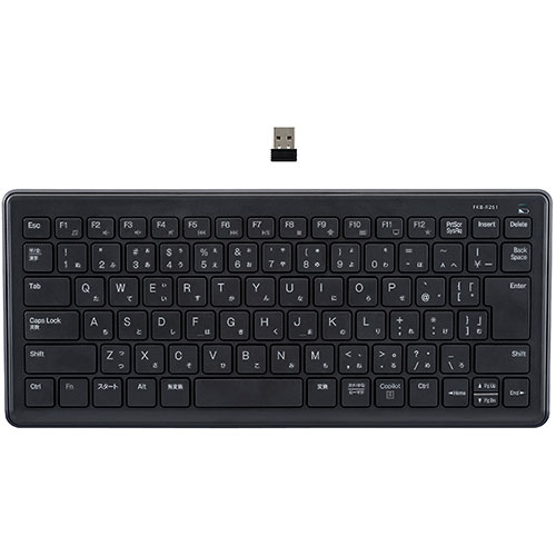 MCO “超静音”無線静音ミニキーボード 日本語85キー ブラック FKB-R251BK PC パソコン スマホ タブレット | 関連単語 周辺機器 メモリ Android ドライブ USB ストレージ フラッシュメモリー コンパクト モニター アーム 液晶 保護 マウス ssd ディスク hdd