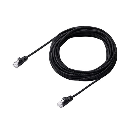 エレコム Cat6A LANケーブル(高耐久) 高速光通信に最適な10ギガビットイーサネット(10GBASE-T) 7m ブラック LD-GPAM/BK70