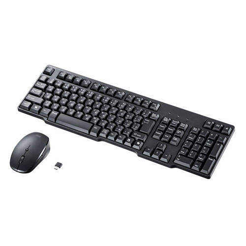 サンワサプライ 静音マウス付き2.4GHzワイヤレスキーボード Type-C接続 ブラック SKB-WL40CSETBK PC パソコン スマホ タブレット | 関連単語 iPhone パーツ iPad 周辺機器 メモリ Android ドライブ USB ストレージ フラッシュメモリー コンパクト モニター アーム