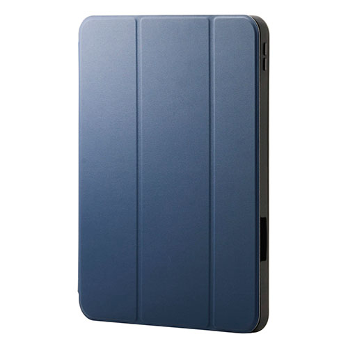 エレコム 11インチiPad Pro(M4) フラップケース 衝撃吸収 Pencil収納 スリープ対応 ネイビー TB-A25PMSANV｜創造生活館