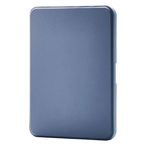 エレコム iPad mini(A17 Pro) フラップケース 360度回転 背面クリア 2アングル スリープ ブルーグレー TB-A25SMG360BG