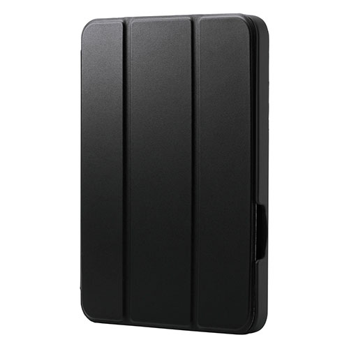 エレコム iPad mini(A17 Pro) フラップケース 衝撃吸収 Pencil収納 スリープ対応 ブラック TB-A25SSABK｜創造生活館