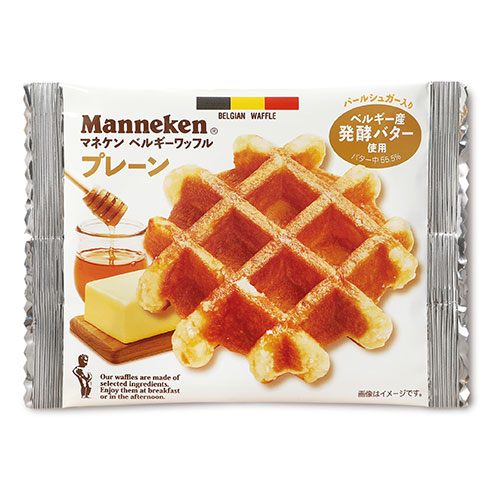 【6個入×10箱】 マネケン Manneken ベルギーワッフル プレーンワッフル AZB15800X60
