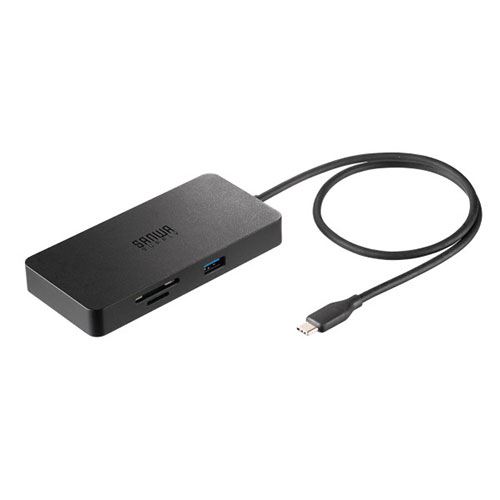 サンワサプライ USB Type-C ドッキングステーション USB-DKM5BKN|創造生活館